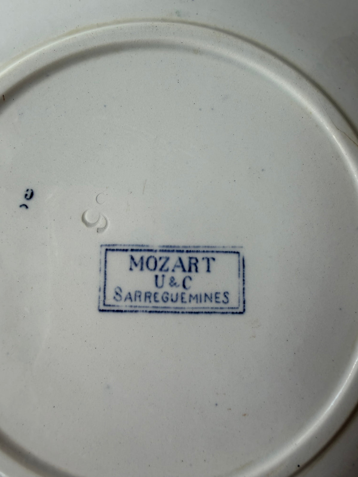 Sarreguemines Mozart デザート皿 B