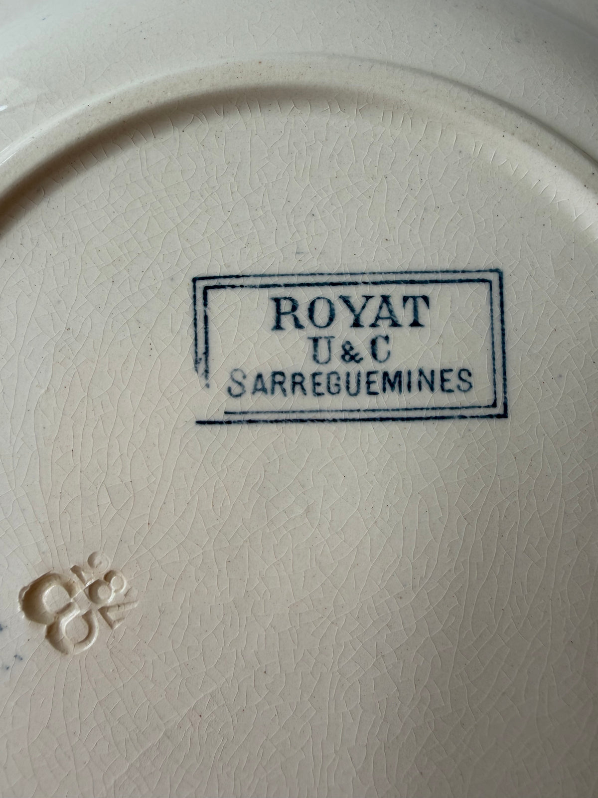 Sarreguemines ROYAT スーププレートD