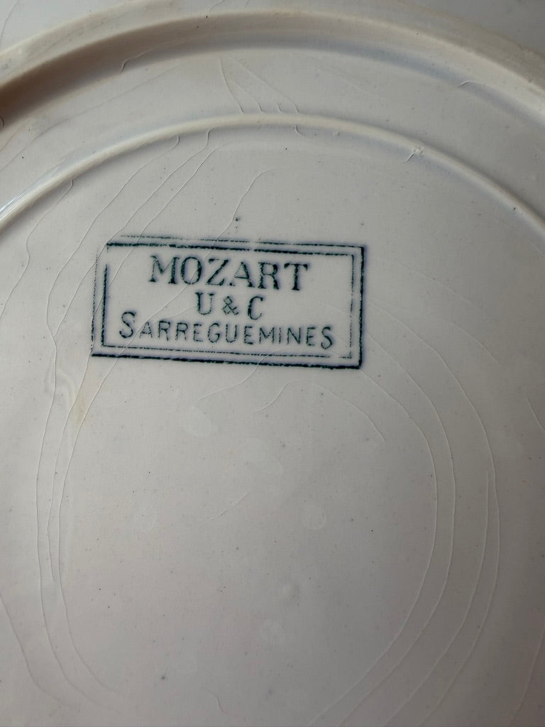 Sarreguemines Mozart Dinner Plate Green B