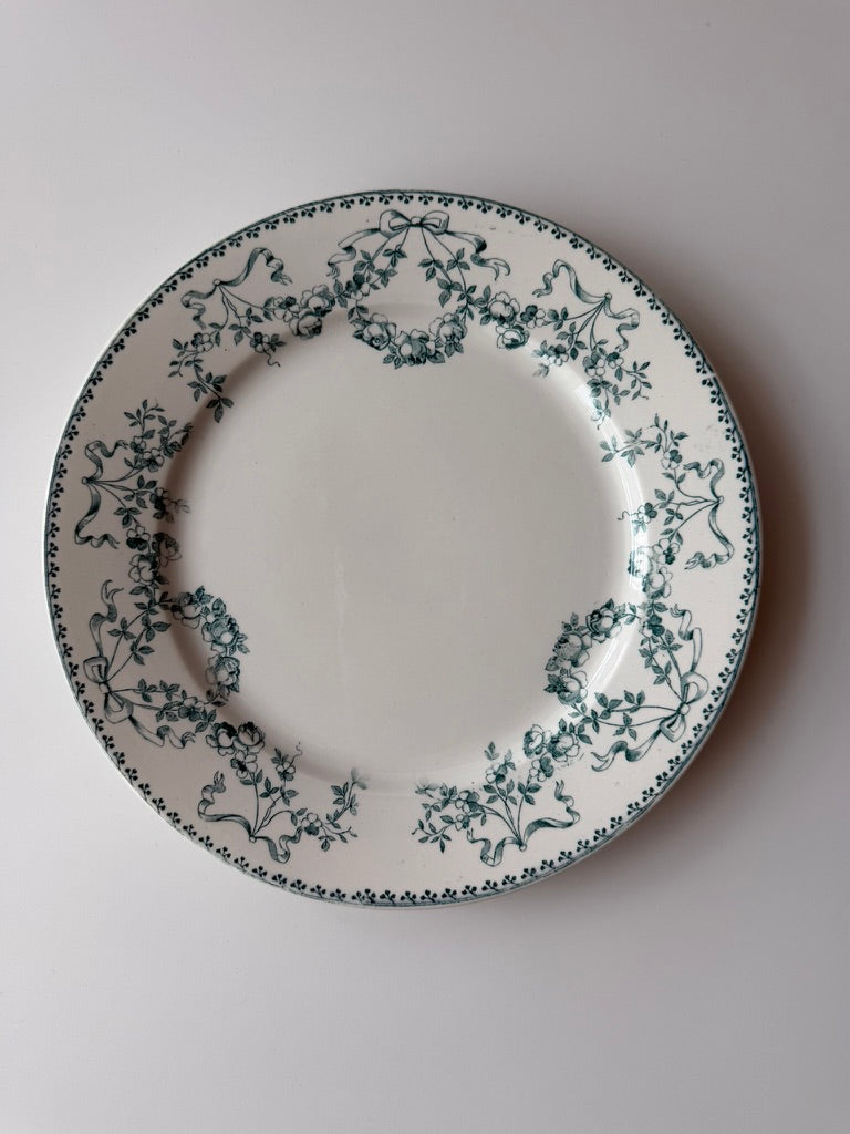 Sarreguemines Mozart Dinner Plate Green A