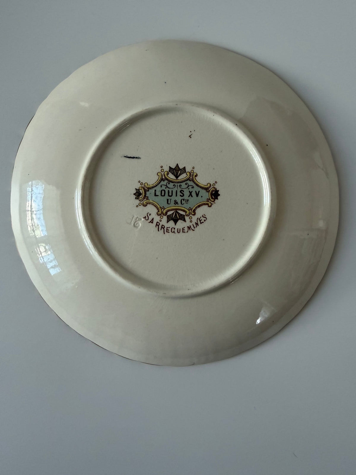 Sarreguemines LOUIS XV デザート皿