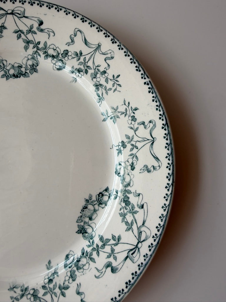 Sarreguemines Mozart Dinner Plate Green A