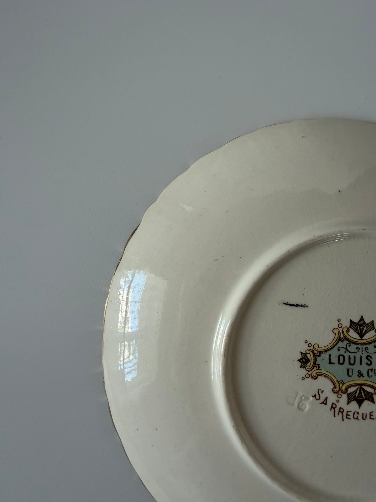 Sarreguemines LOUIS XV デザート皿