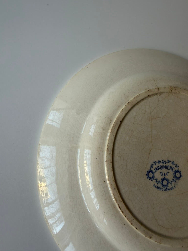 Sarreguemines JARDINIERE プレートA