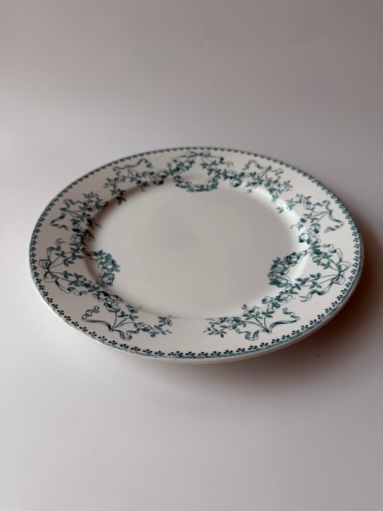 Sarreguemines Mozart Dinner Plate Green A