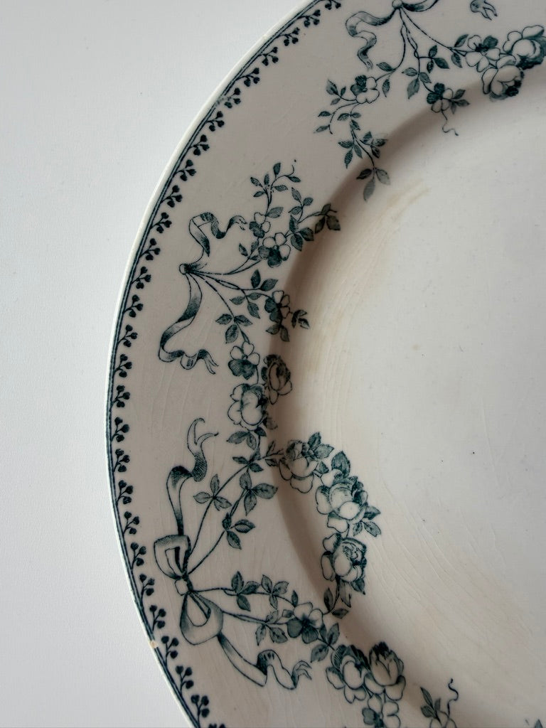 Sarreguemines Mozart Dinner Plate Green B