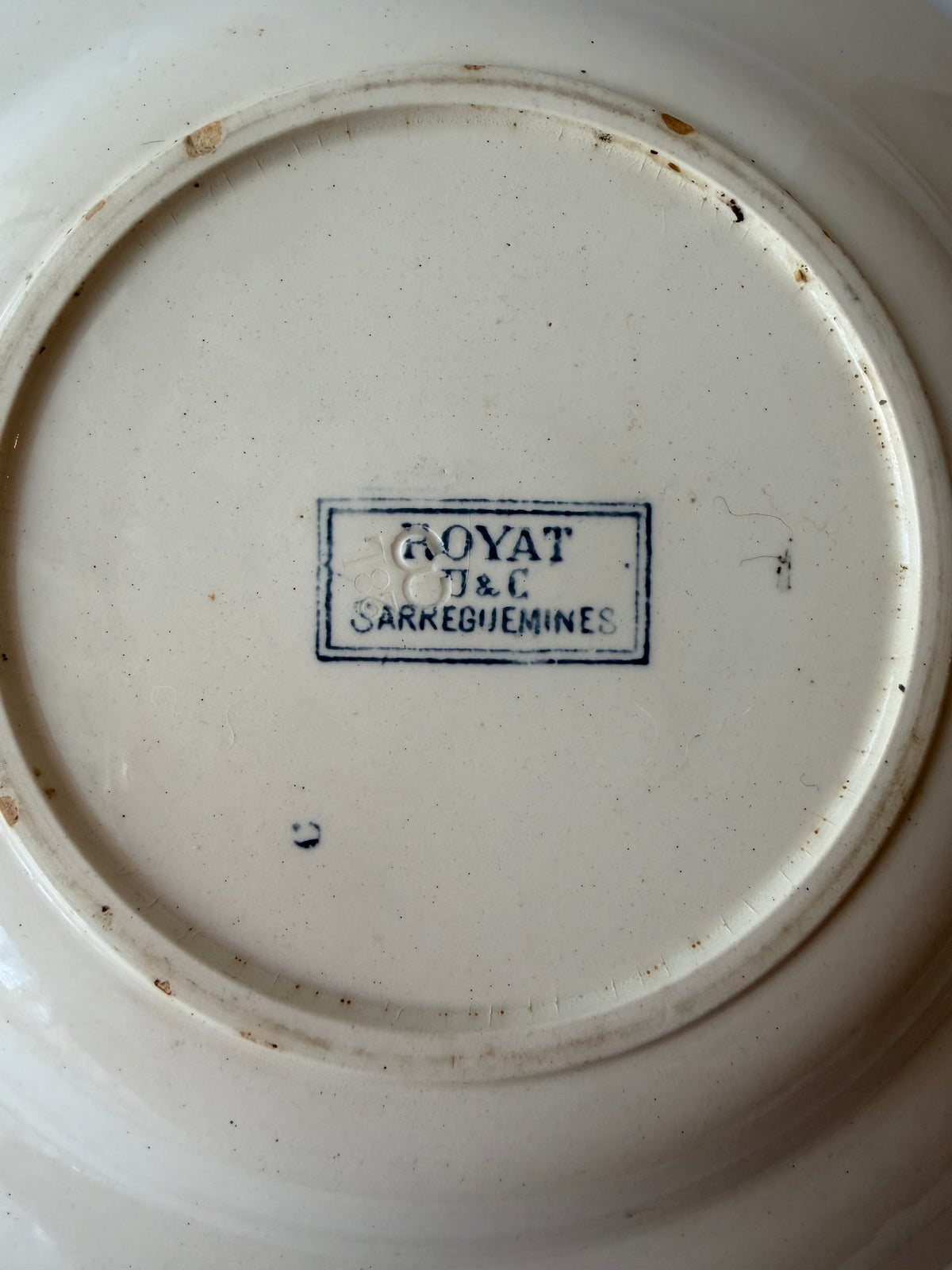Sarreguemines ROYAT スーププレートA