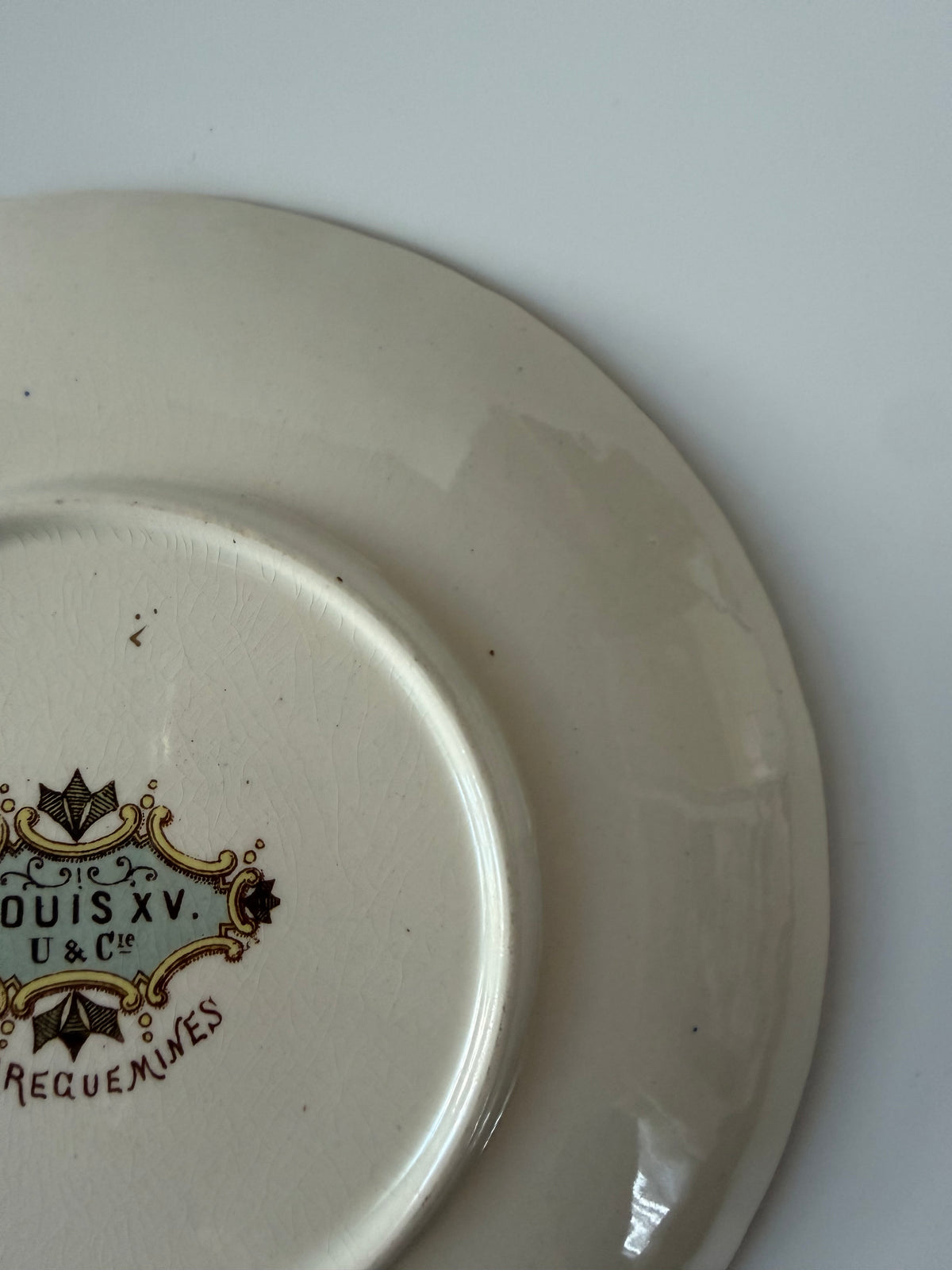 Sarreguemines LOUIS XV デザート皿