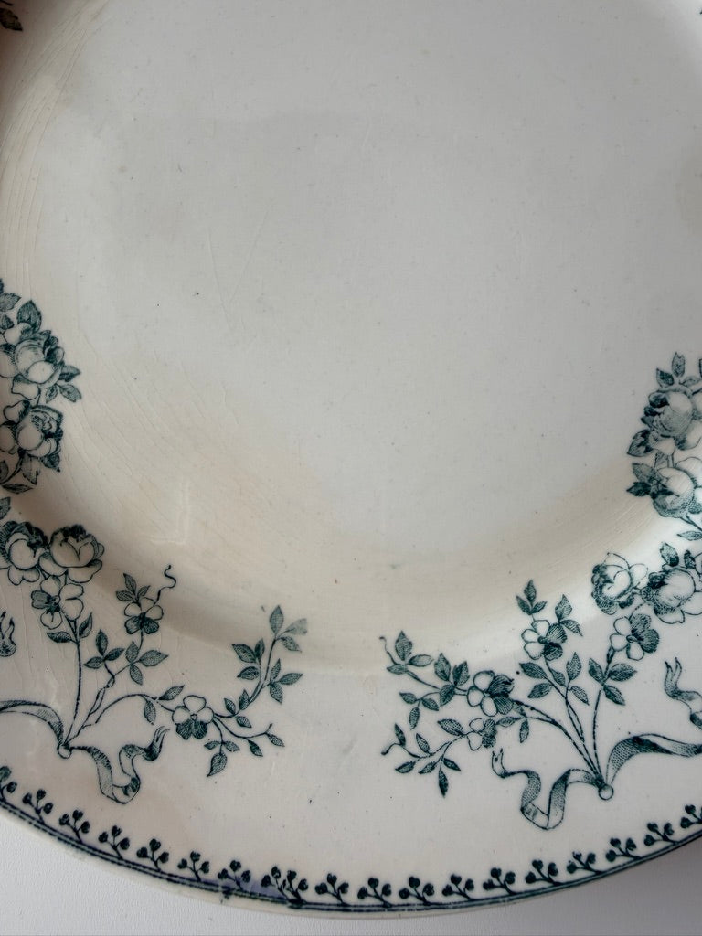 Sarreguemines Mozart Dinner Plate Green B