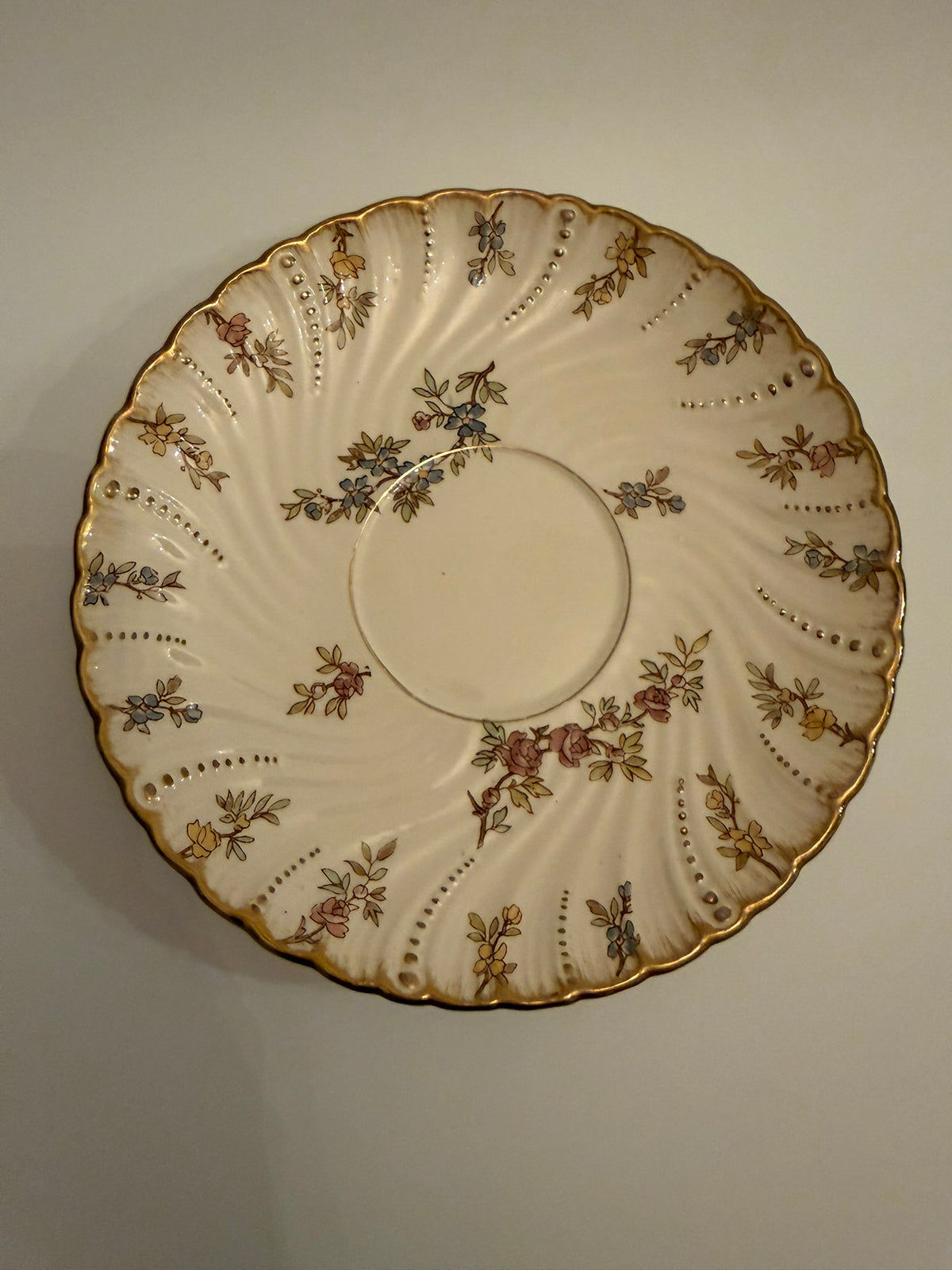 Sarreguemines Louis XV ショコラカップ＆ソーサー