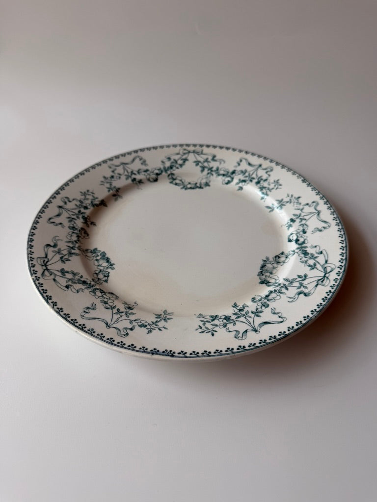 Sarreguemines Mozart Dinner Plate Green B