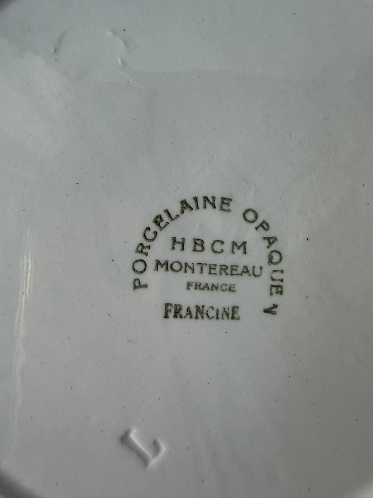 Badonviller SUFFREN / HBCM FRANCINE / Digoin Sarreguemines LOLA / Ets Grimaud COURVILLE  set of 4