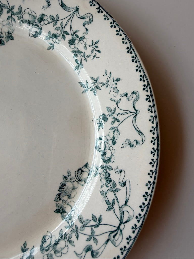 Sarreguemines Mozart Dinner Plate Green B