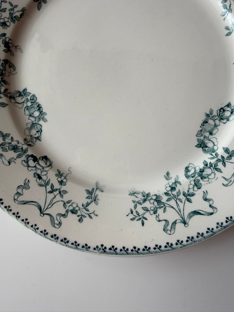 Sarreguemines Mozart Dinner Plate Green A