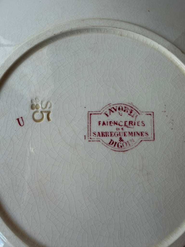Sarreguemines & Digoin Favori デザートプレートA