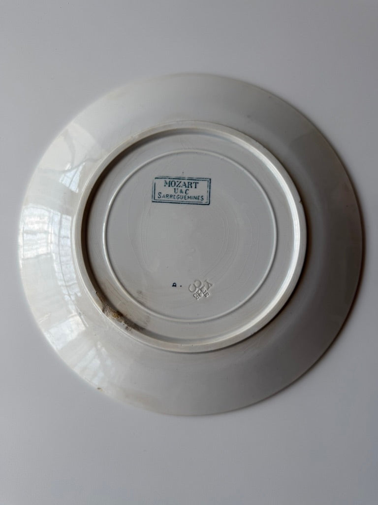 Sarreguemines Mozart Dinner Plate Green B