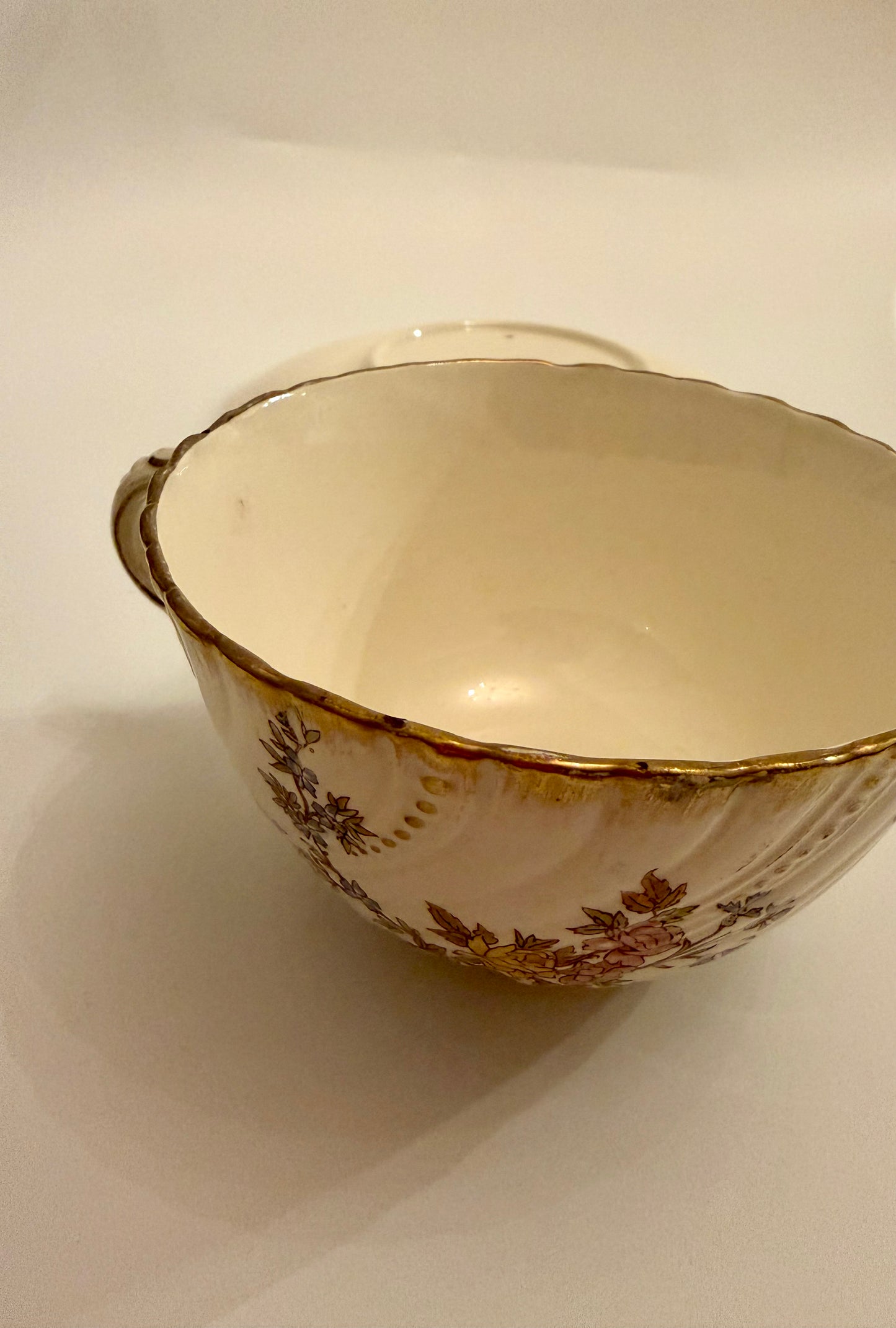 Sarreguemines Louis XV ショコラカップ＆ソーサー