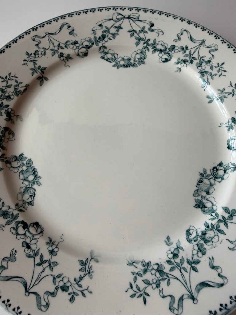 Sarreguemines Mozart Dinner Plate Green A