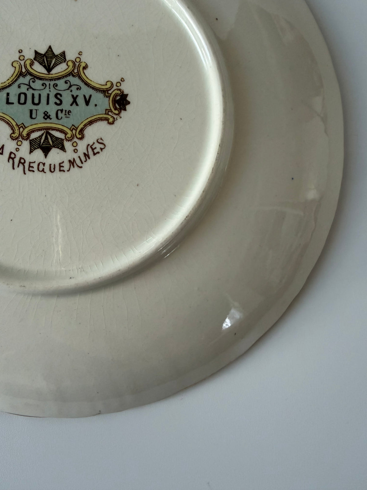 Sarreguemines LOUIS XV デザート皿