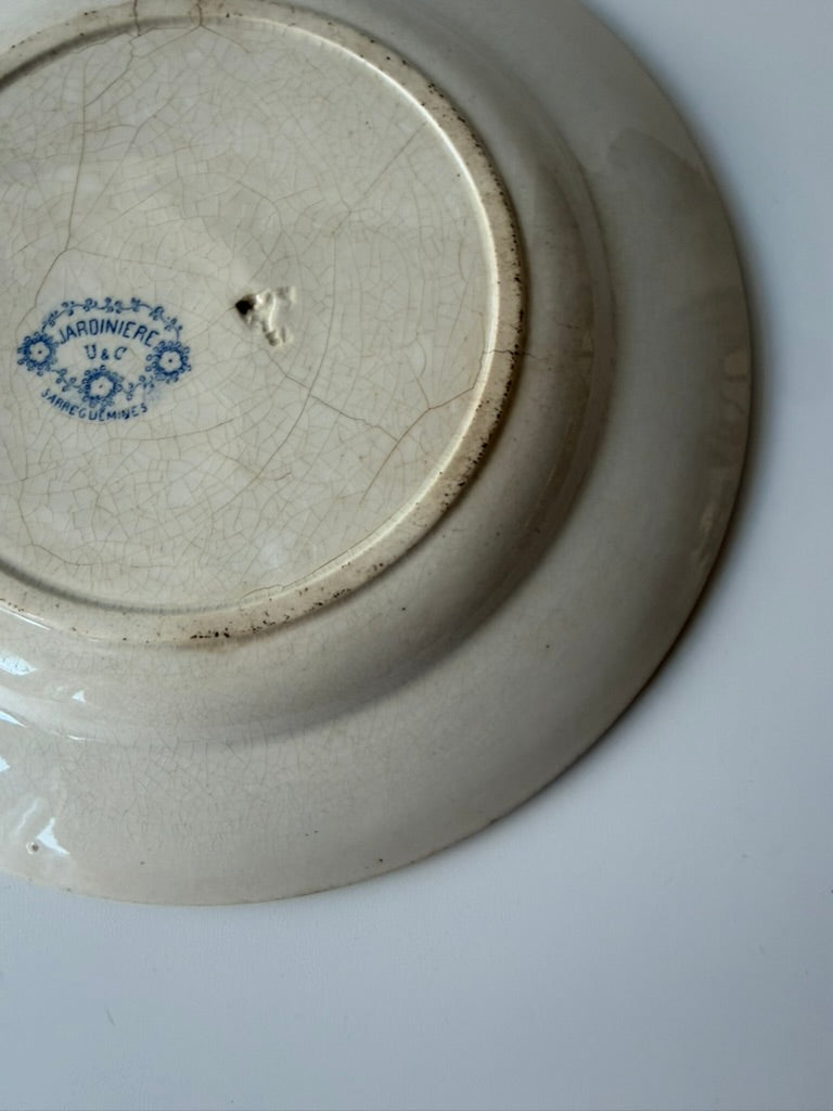 Sarreguemines JARDINIERE プレートA